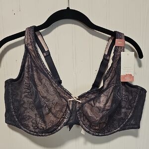 NWT Cacique Unlined Underwire Bra Sz 44DD